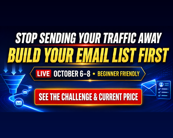 The ClickBank Profit Challenge: Build Your List First—Live October 6–8