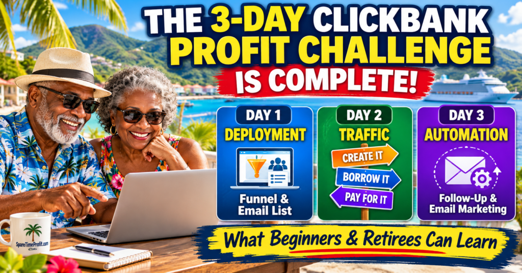 ClickBank for Beginners Update #12: The 3-Day ClickBank Profit Challenge Is Complete! Hereβs What Was Covered