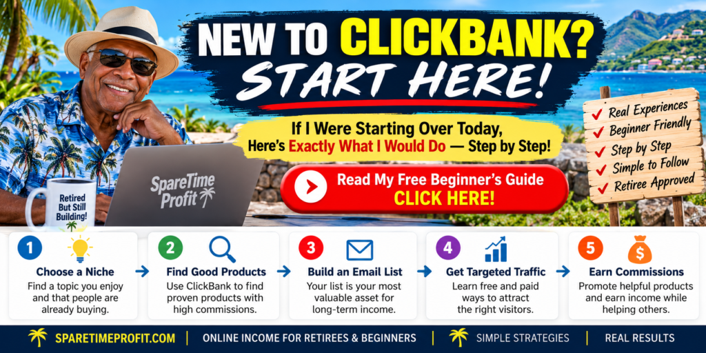 ClickBank for Beginners β Update #10 How I Would Start With ClickBank Today β One Step at a Time